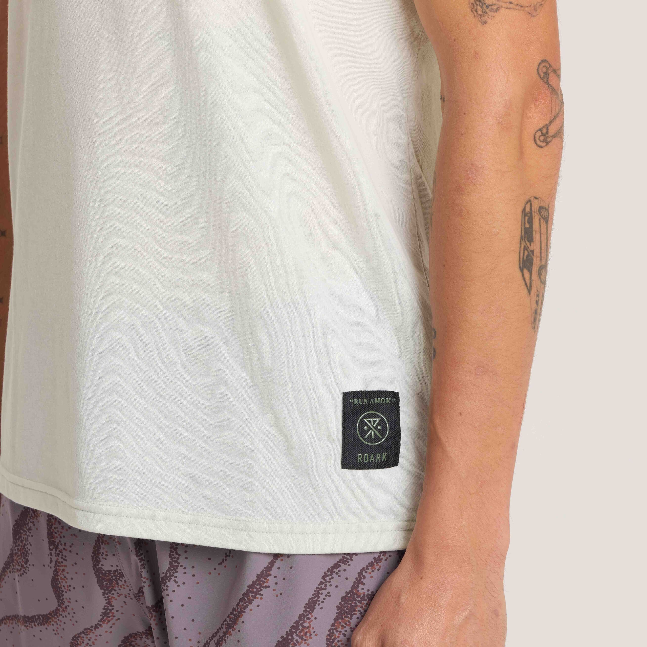 Mathis Core Kurzarm Active Tee - Elfenbein