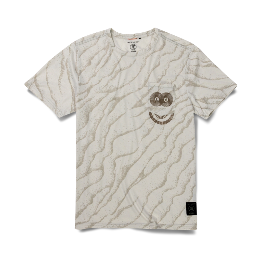 Mathis Pocket Kurzarm Active Tee - Elfenbein