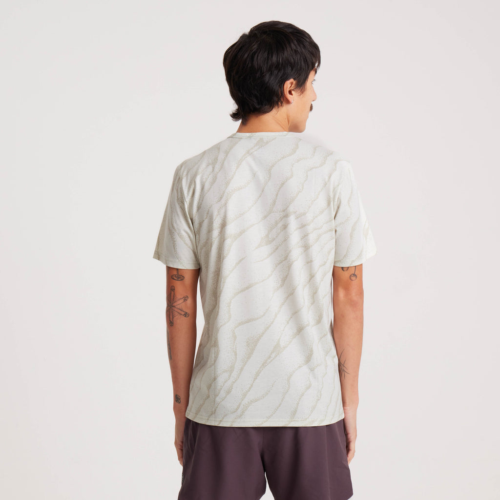 Mathis Pocket Kurzarm Active Tee - Elfenbein