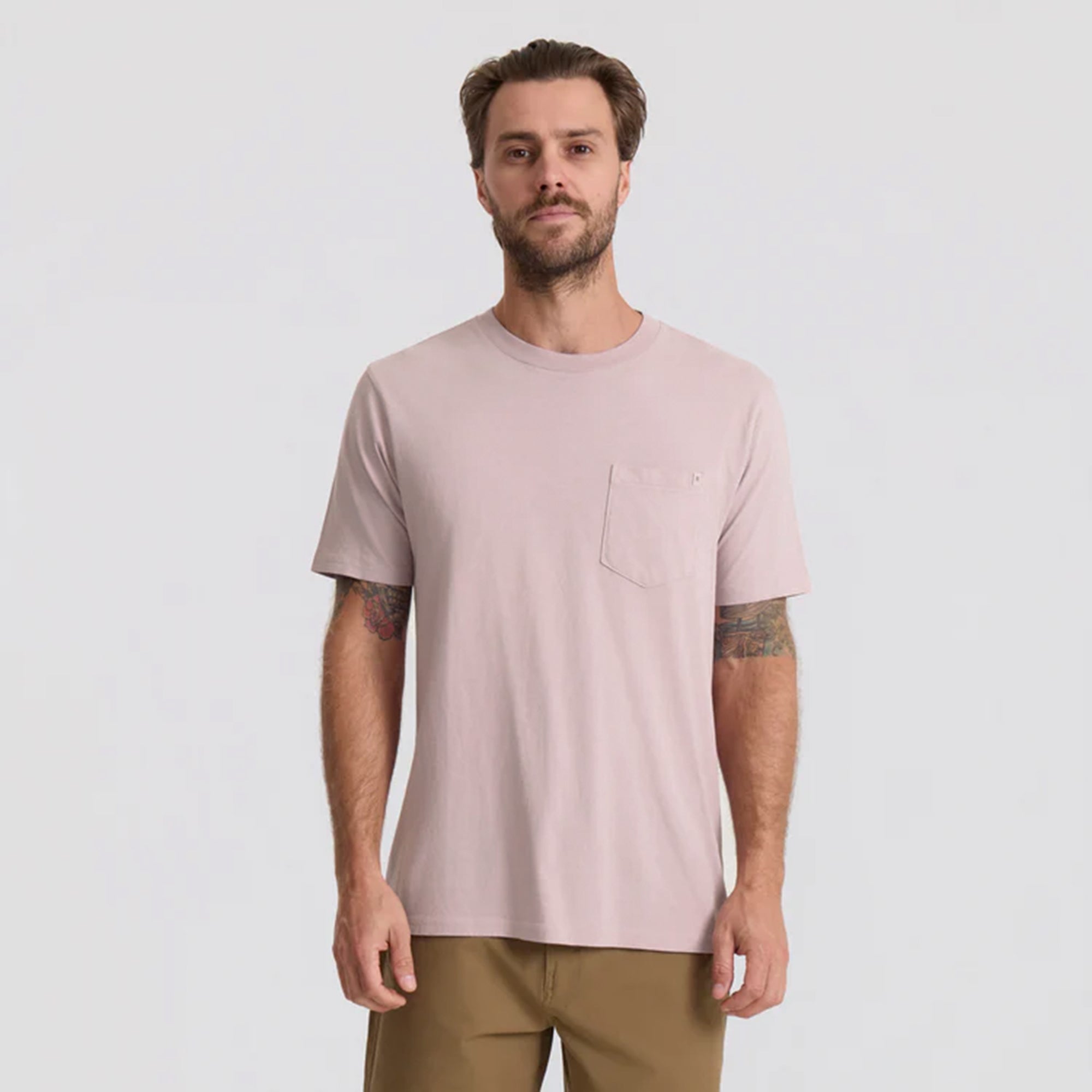 Made To Fade Kurzarm Tee - Washed Dusty Lilac (Deutsche Ausgabe)