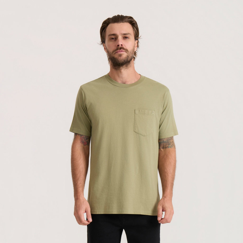 Made To Fade Kurzarm Tee - Washed Dusty Sage (Deutsche Ausgabe)