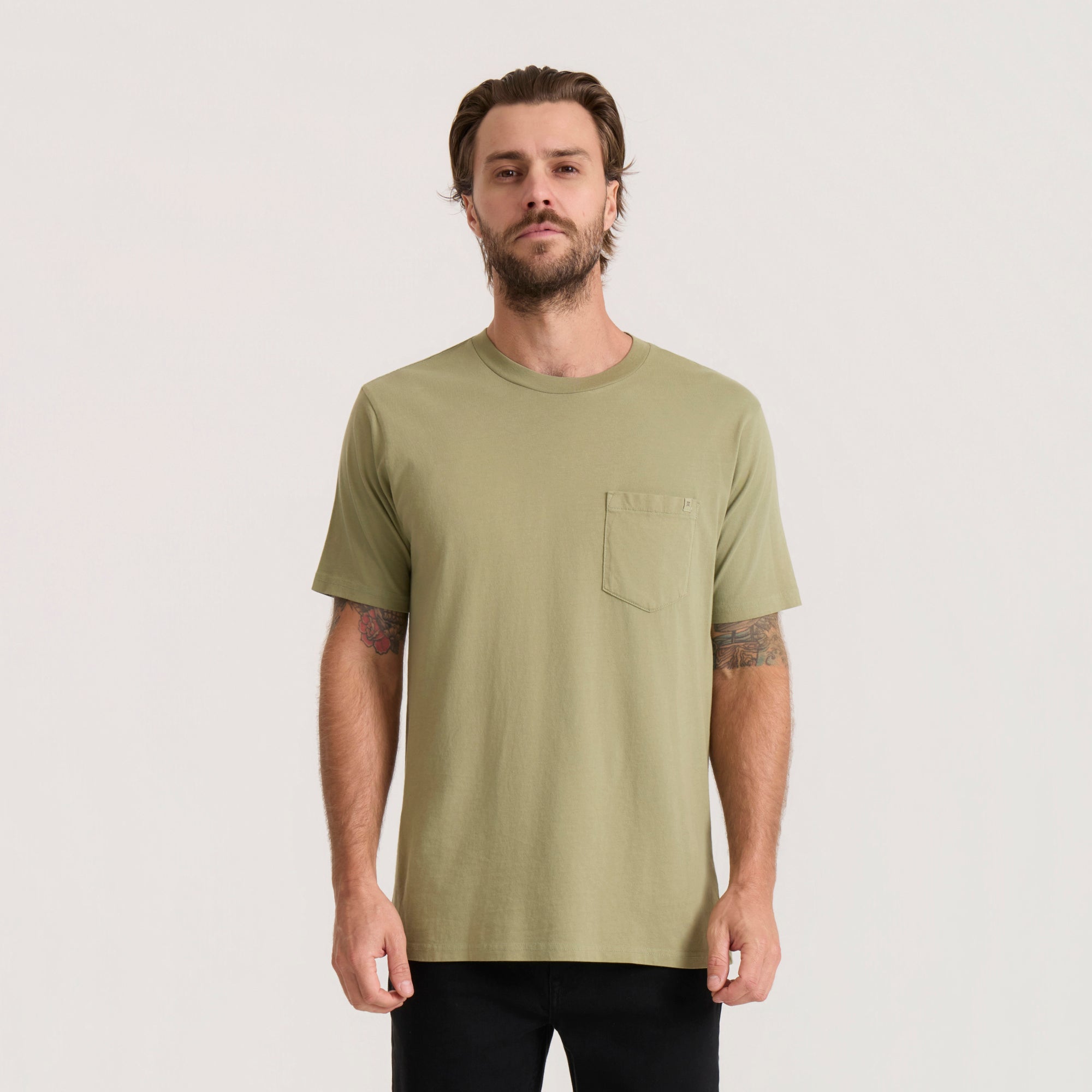 Made To Fade Kurzarm Tee - Washed Dusty Sage (Deutsche Ausgabe)