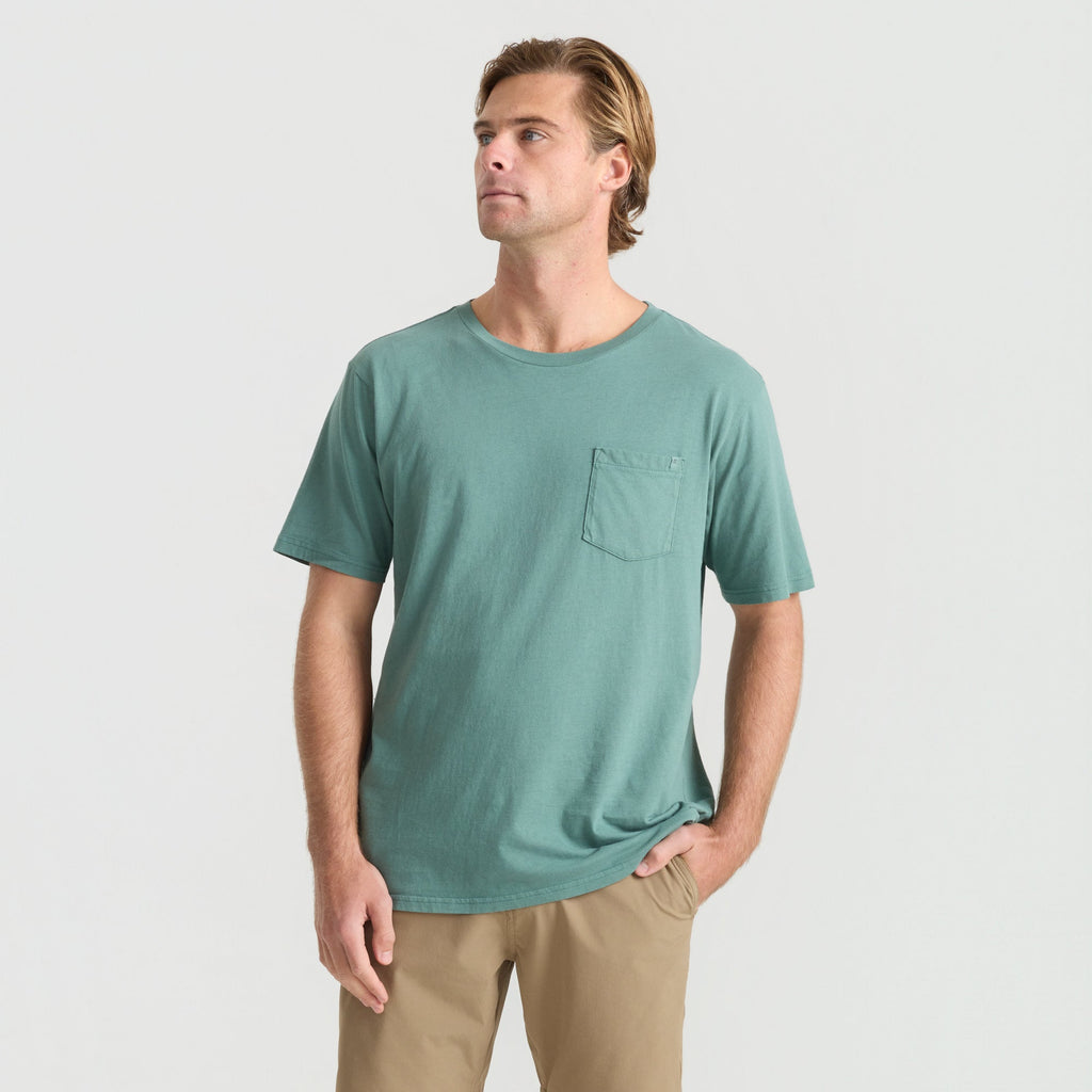 Made To Fade Kurzarm Tee - Washed Schiefergrün (Deutsche Ausgabe)