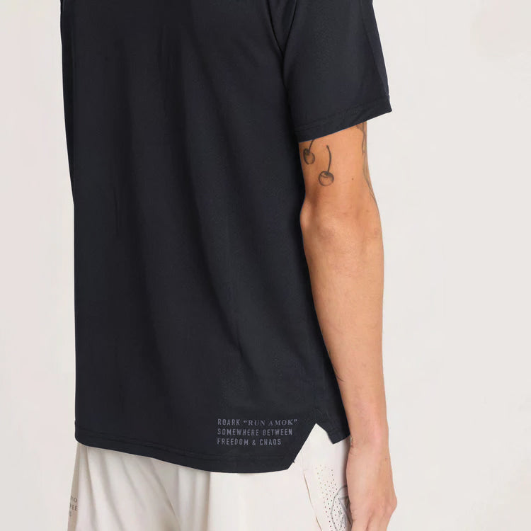Alta Elite Kurzarm Tee - Schwarz