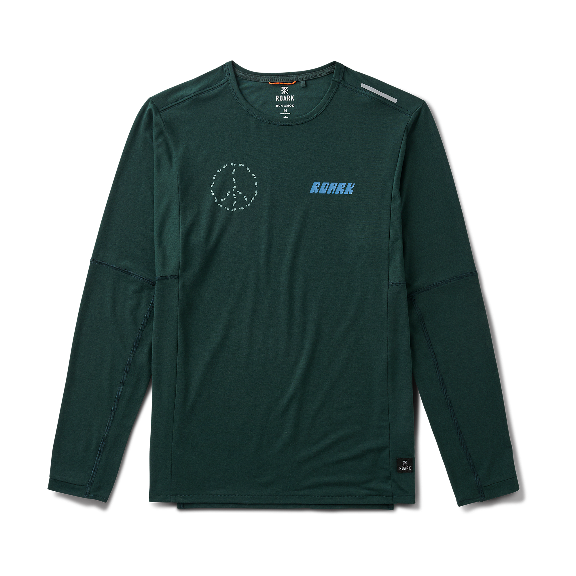 Millcreek Merino Aktiver Langarm-Tee - Dark Forest