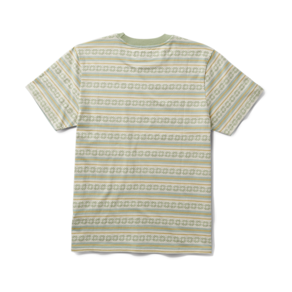 Journey Jacquard Kurzarm Tee - Seafoam