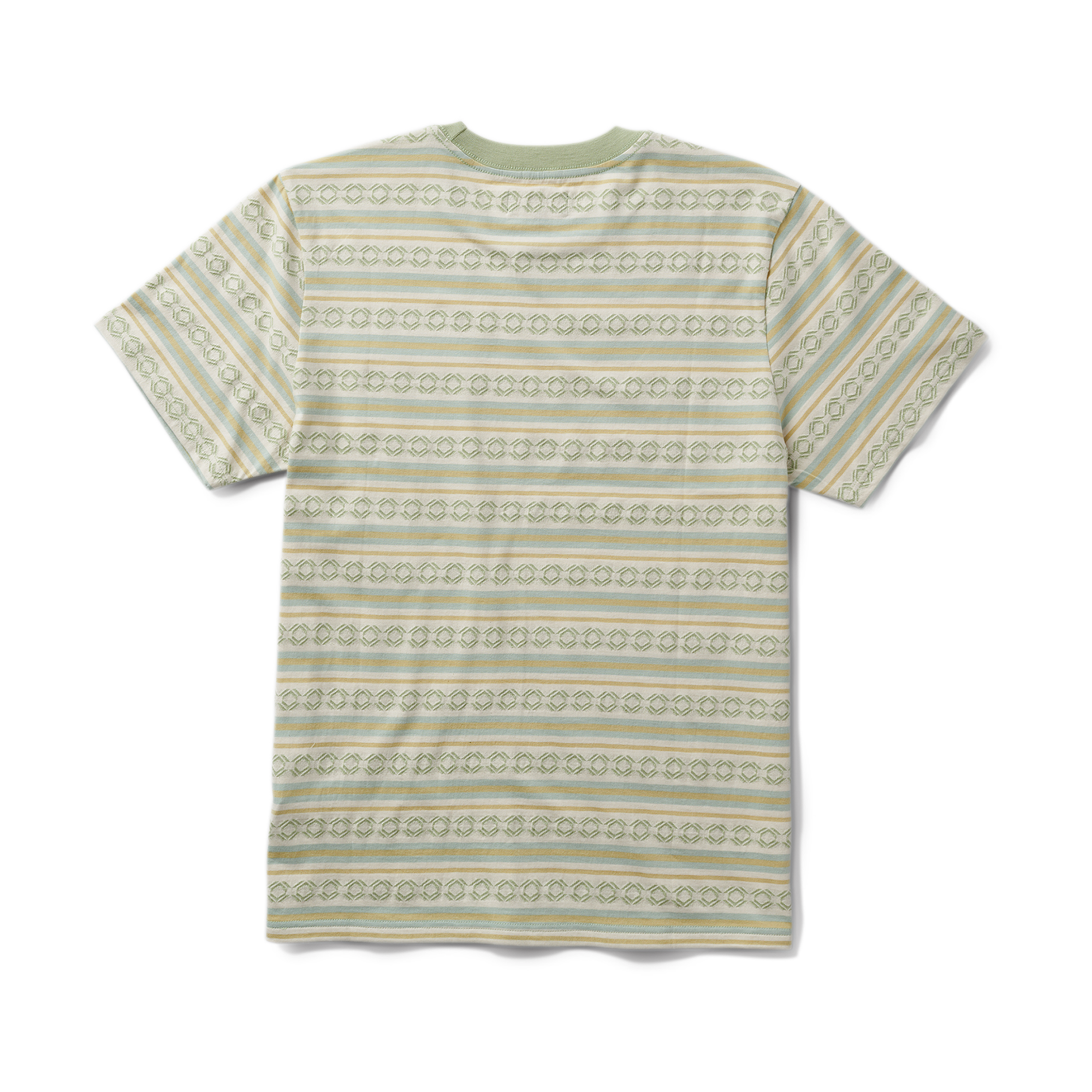 Journey Jacquard Kurzarm Tee - Seafoam