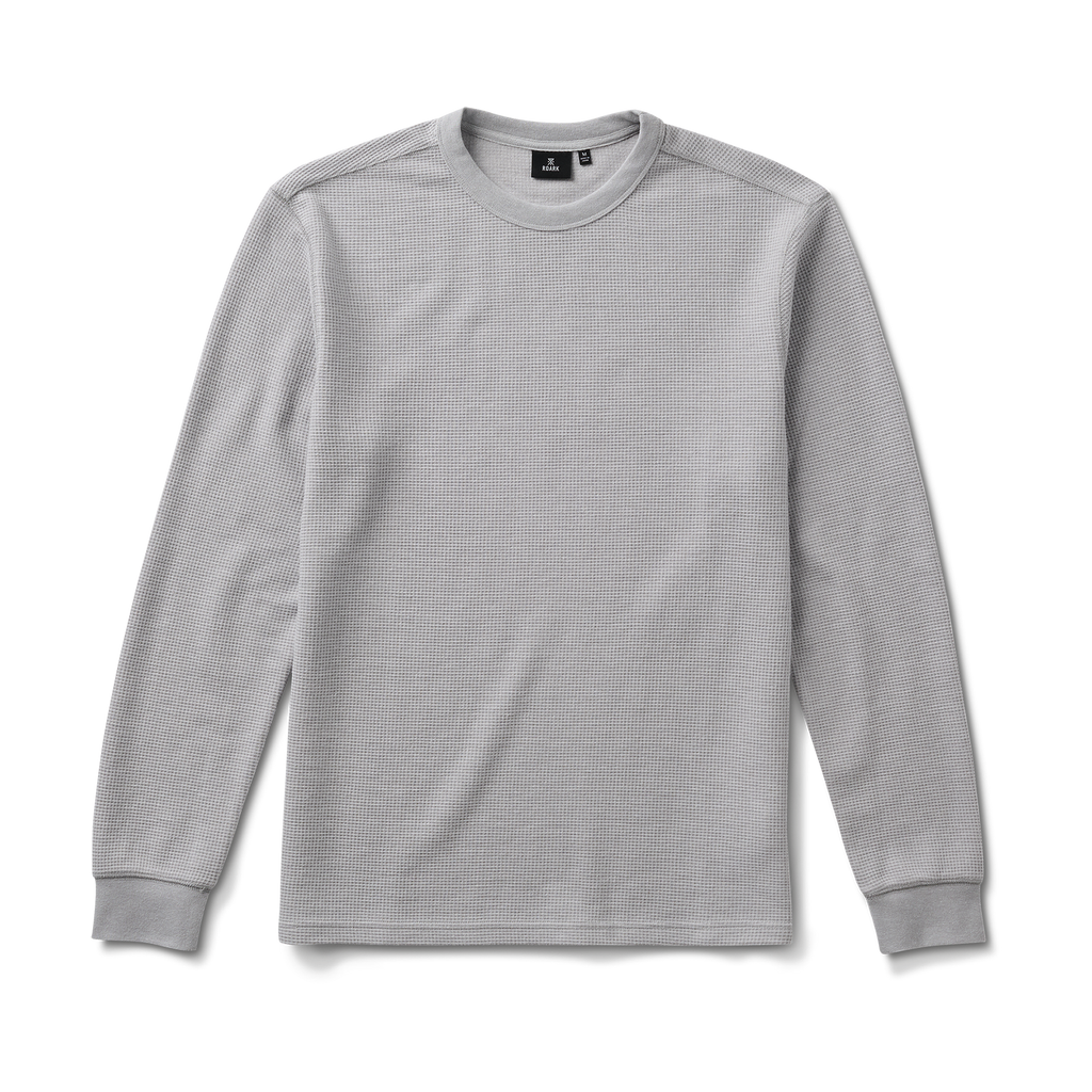 Gut abgenutzte thermische Langarm-Tee - Heather Grau