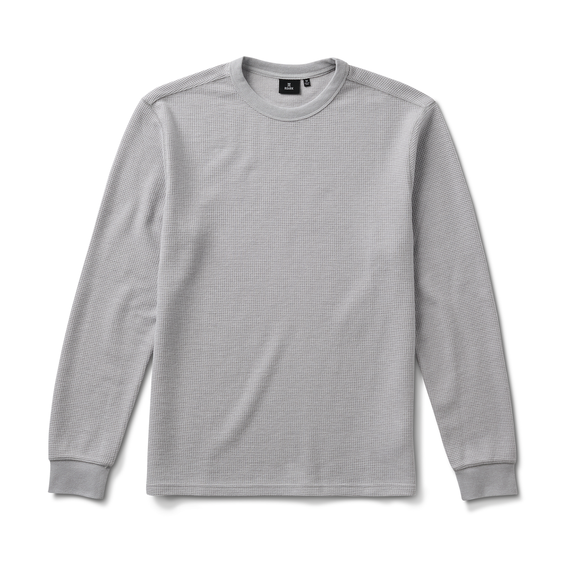 Gut abgenutzte thermische Langarm-Tee - Heather Grau