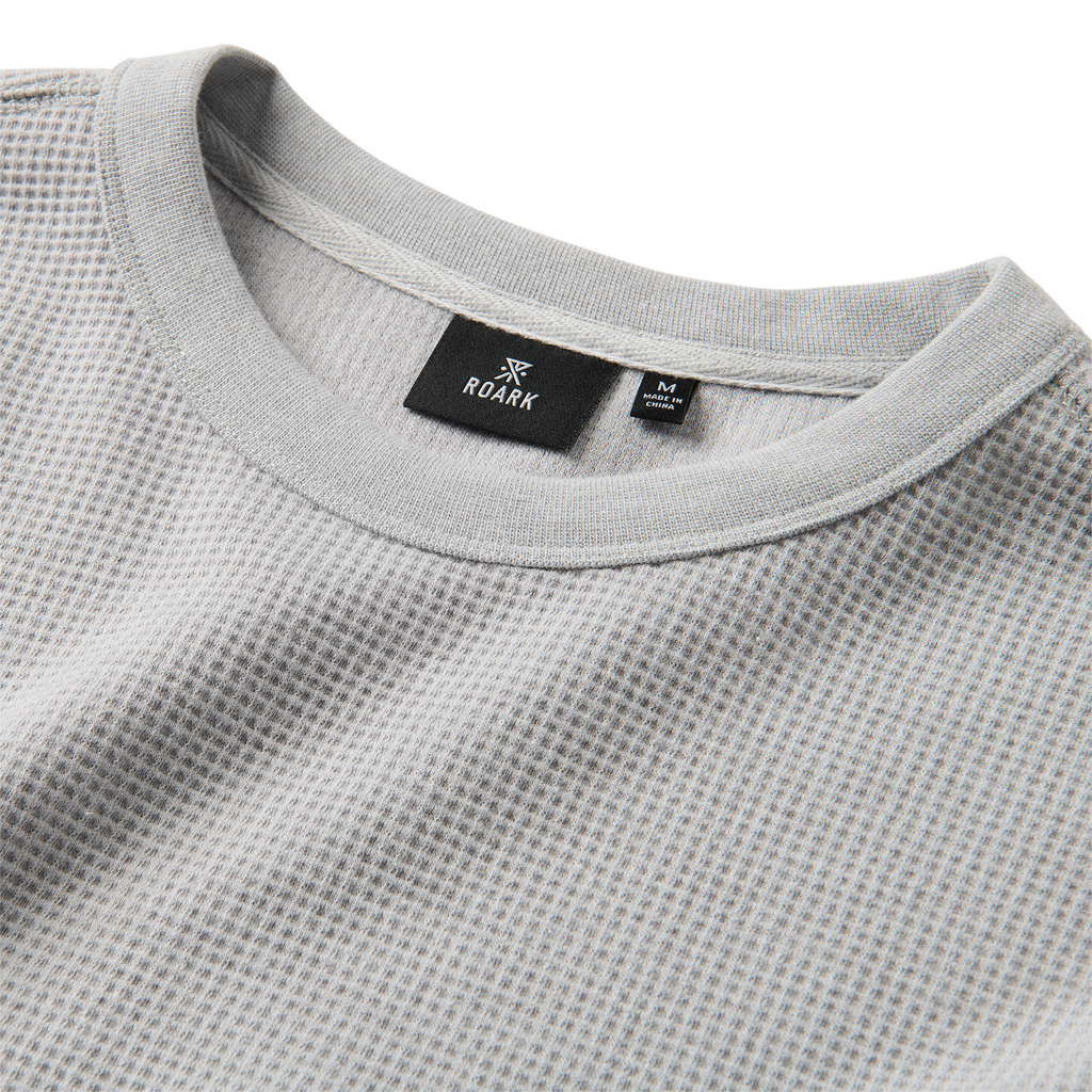 Gut abgenutzte thermische Langarm-Tee - Heather Grau