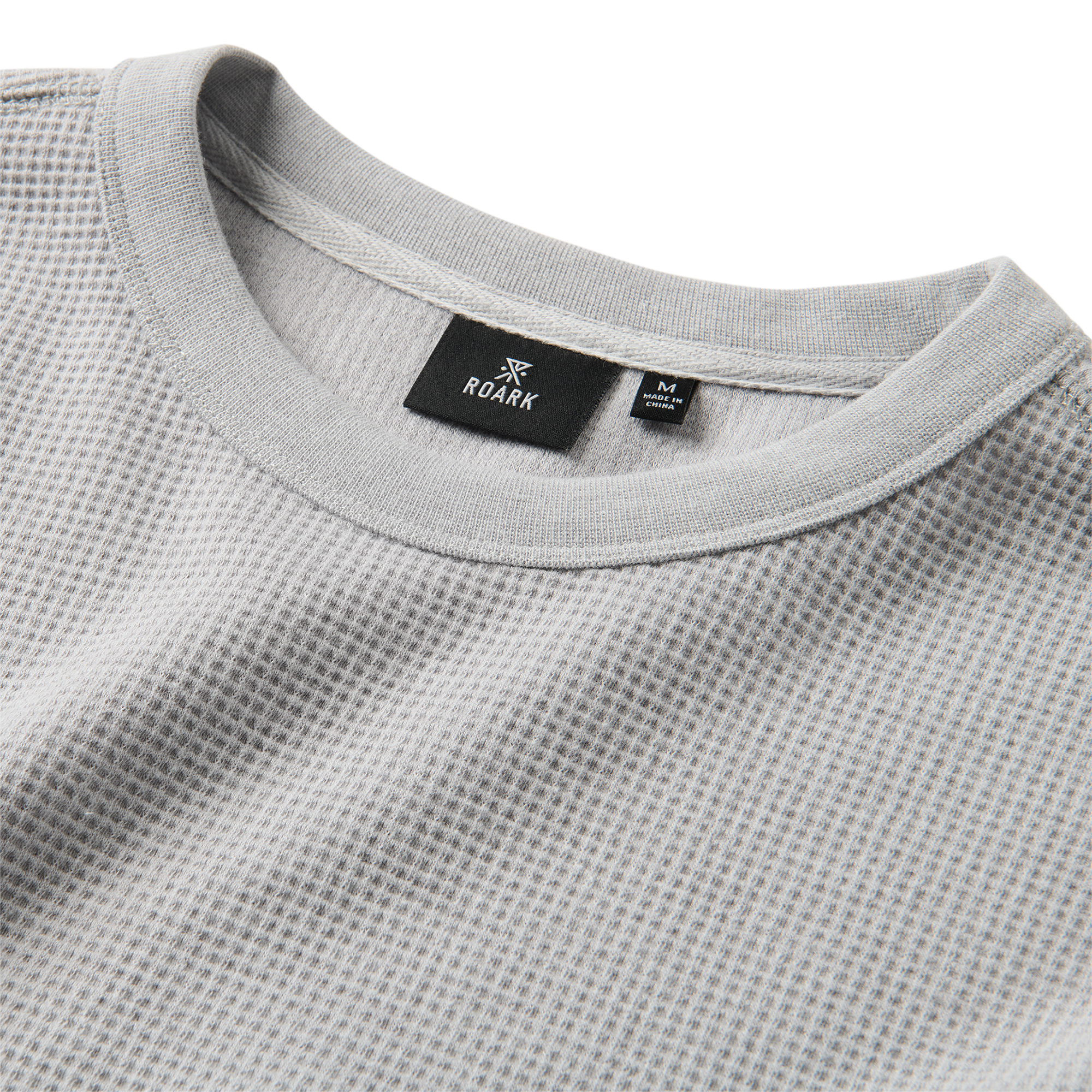Gut abgenutzte thermische Langarm-Tee - Heather Grau