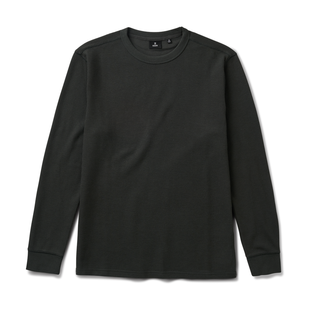 Gut abgenutzte thermische Langarm-Tee - Onyx