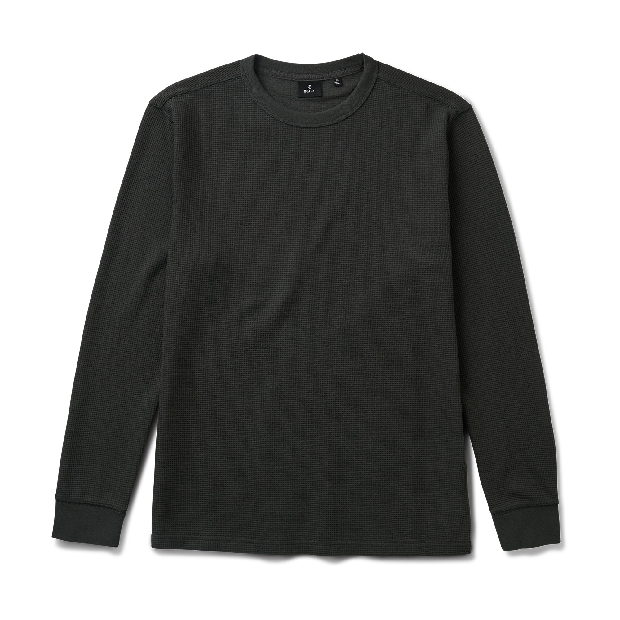 Gut abgenutzte thermische Langarm-Tee - Onyx