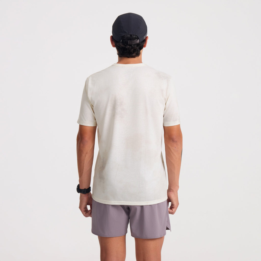 Mathis Active Tie Dye Pocket Kurzarm Tee - Ungebleichter Krawattenfarbstoff