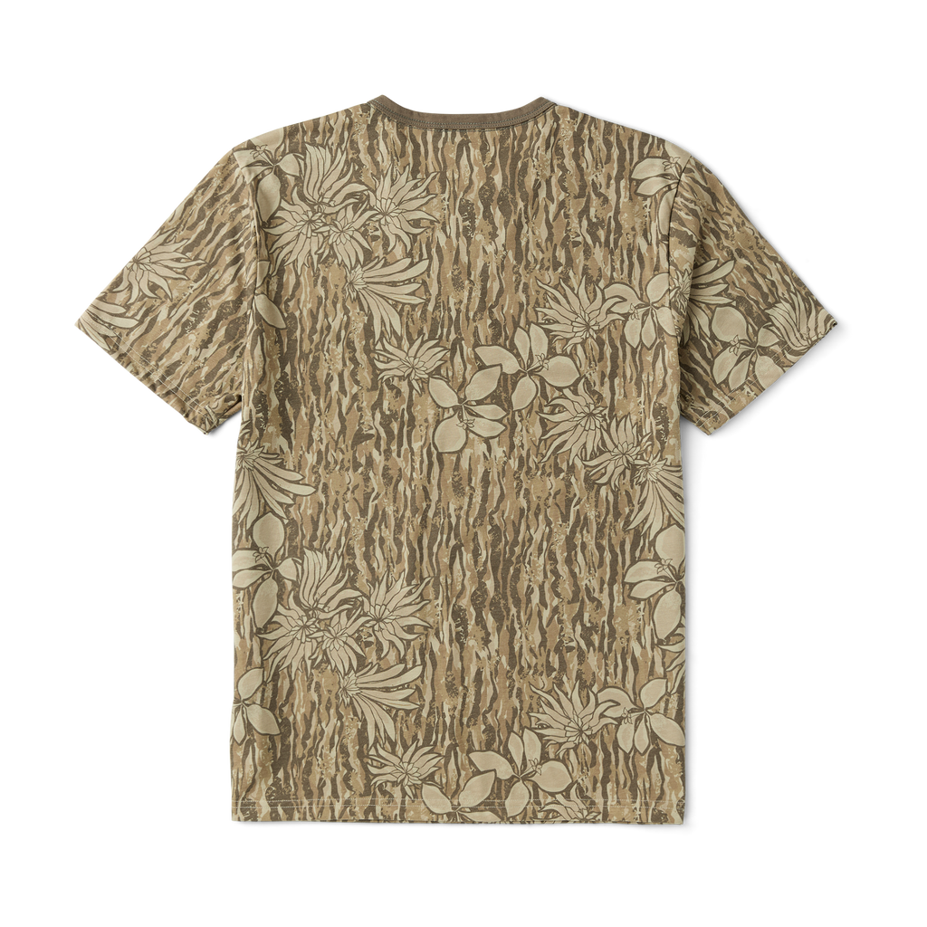 Mathis Active Tie Dye Pocket Kurzarm Tee — Khaki Tie Dye