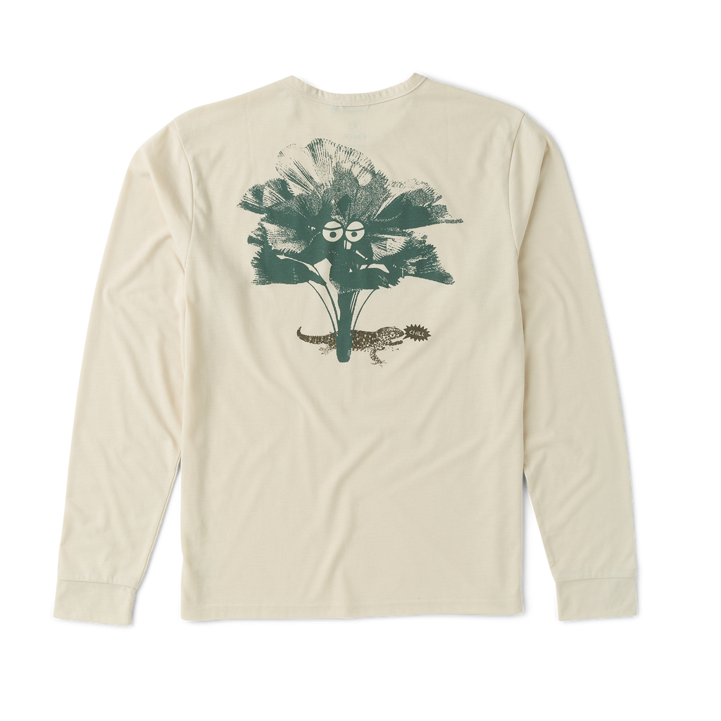 Mathis Active Langarm Tee - Elfenbein