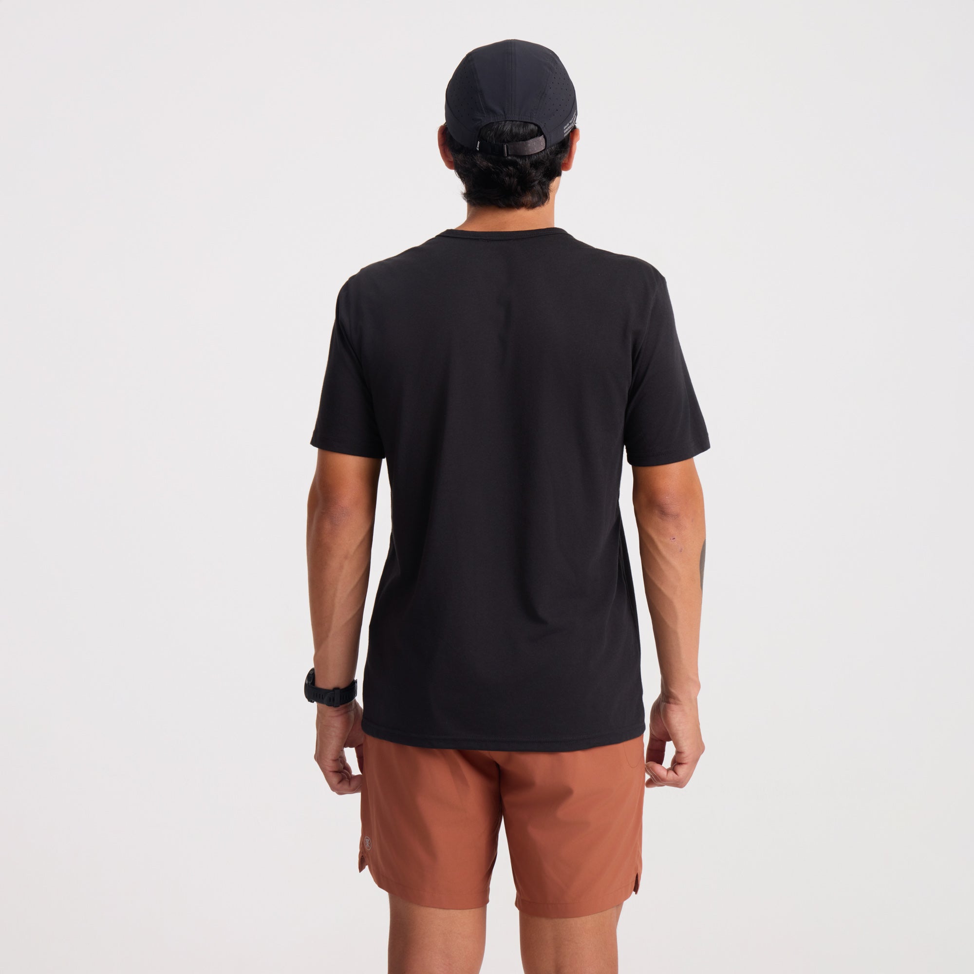 Mathis Active Kurzarm Tee - Schwarz