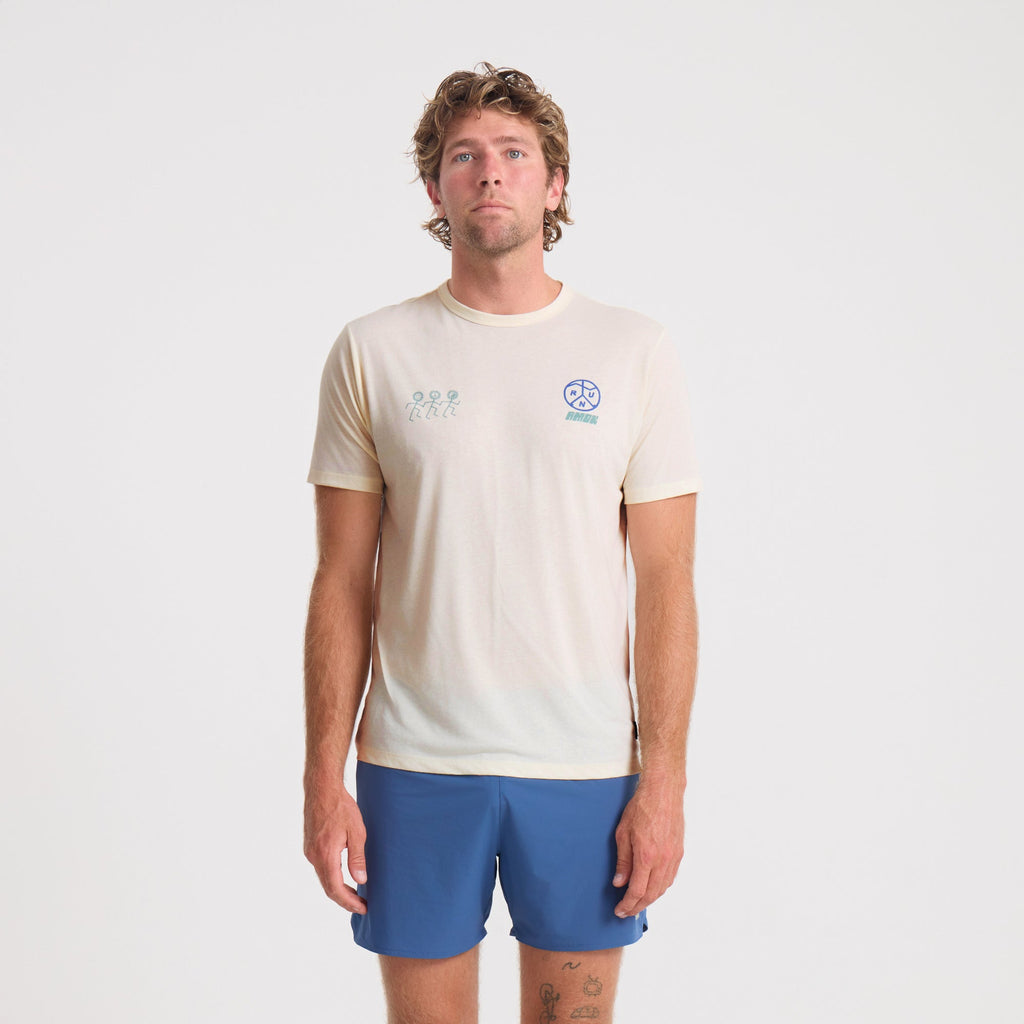 Mathis Active Kurzarm Tee - Ungebleicht