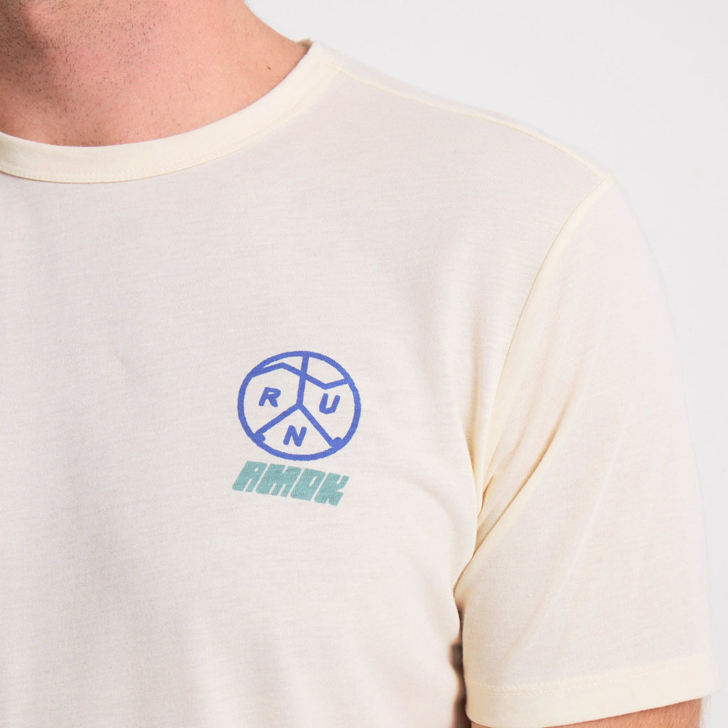 Mathis Active Kurzarm Tee - Ungebleicht