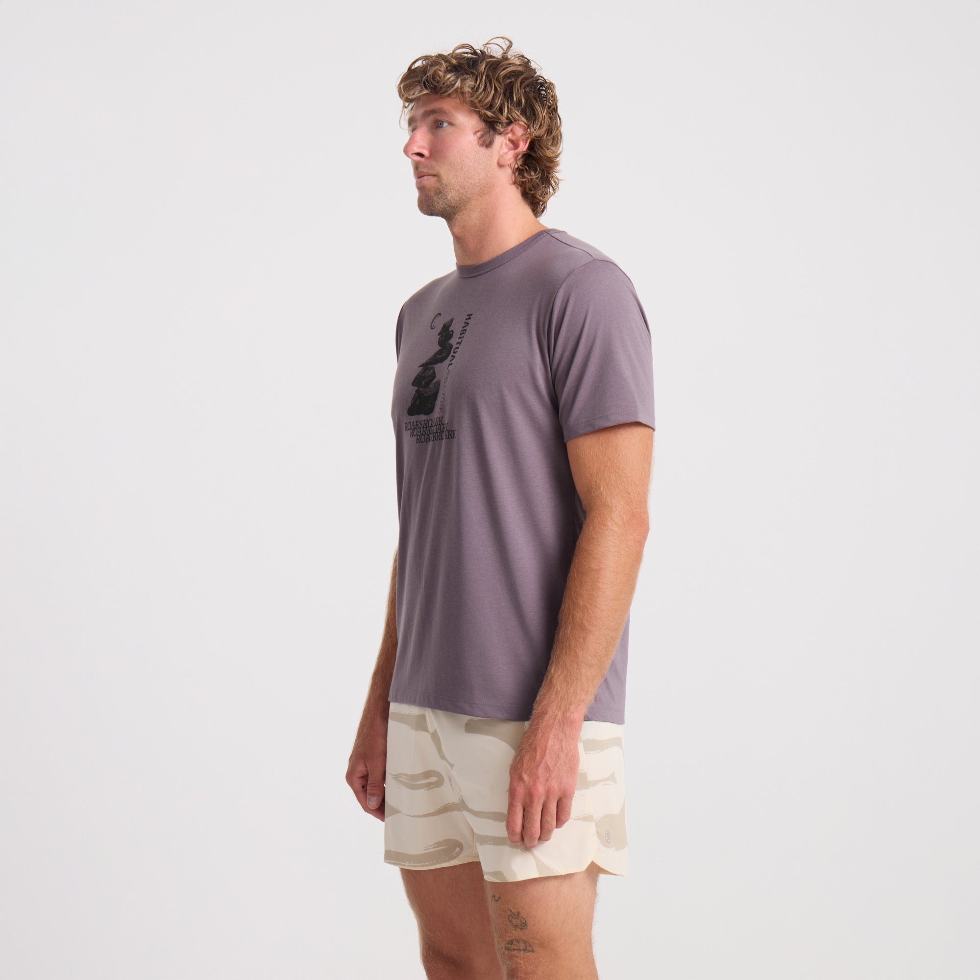 Mathis Active Kurzarm Tee - Haifisch