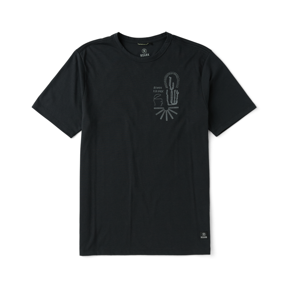 Mathis Active Kurzarm Tee - Chaos Schwarz