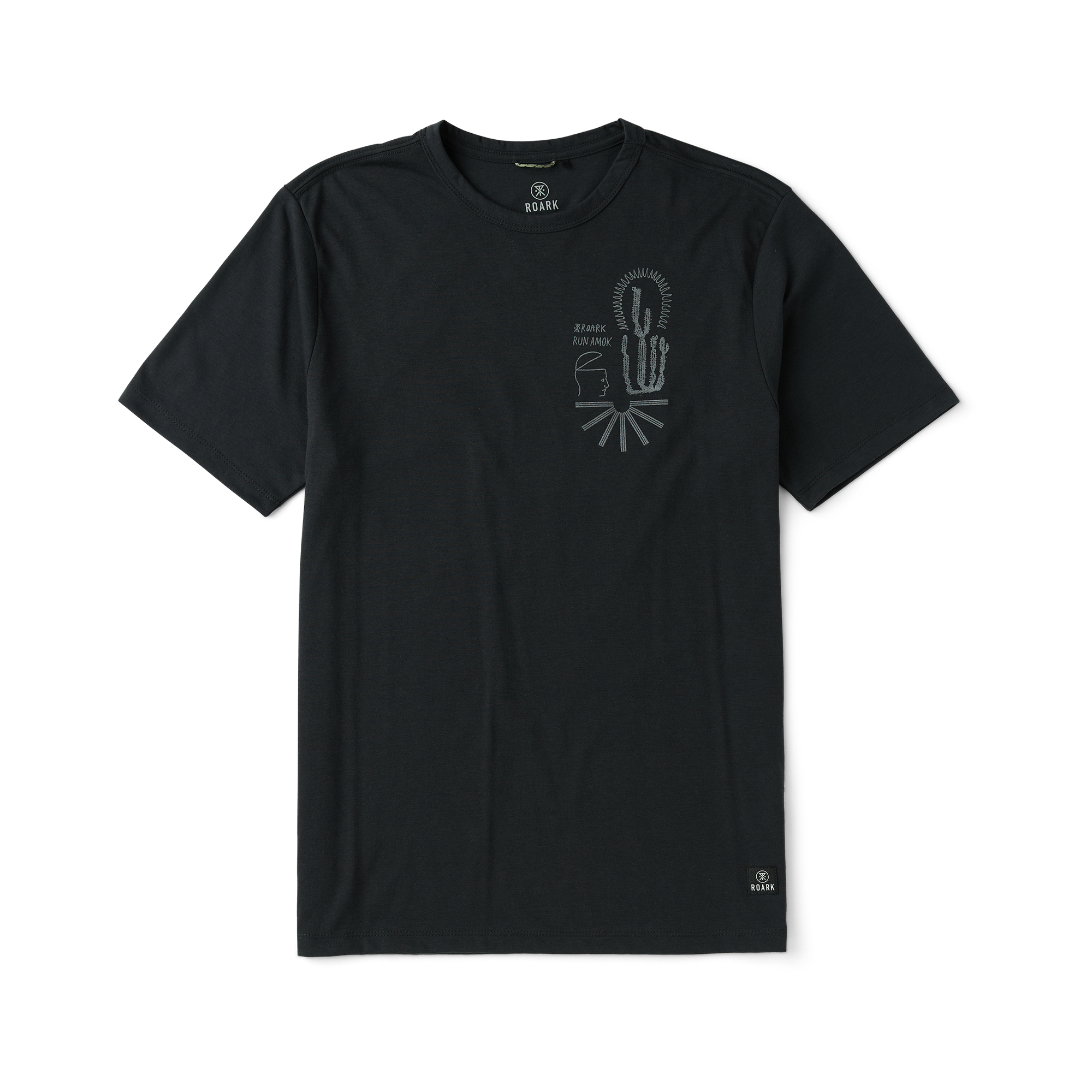 Mathis Active Kurzarm Tee - Chaos Schwarz
