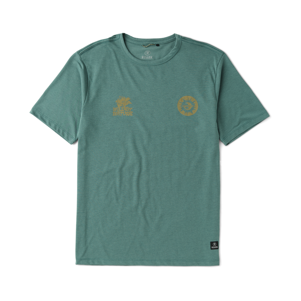 Mathis Active Kurzarm Tee - Schiefergrün