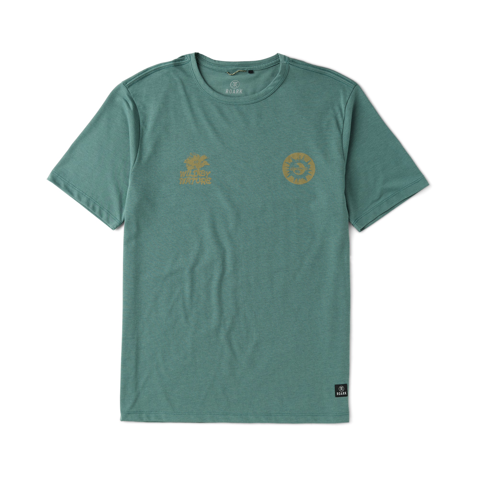 Mathis Active Kurzarm Tee - Schiefergrün