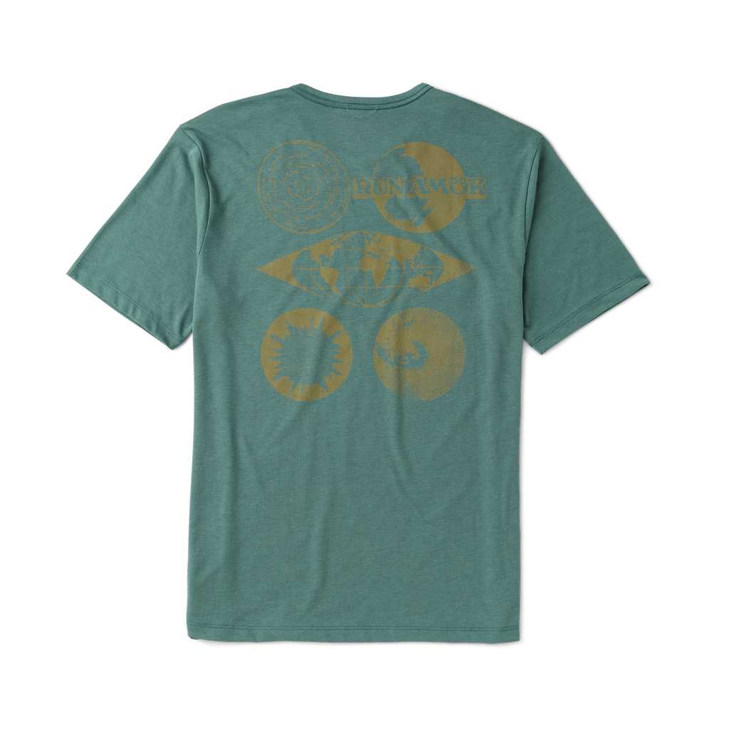 Mathis Active Kurzarm Tee - Schiefergrün