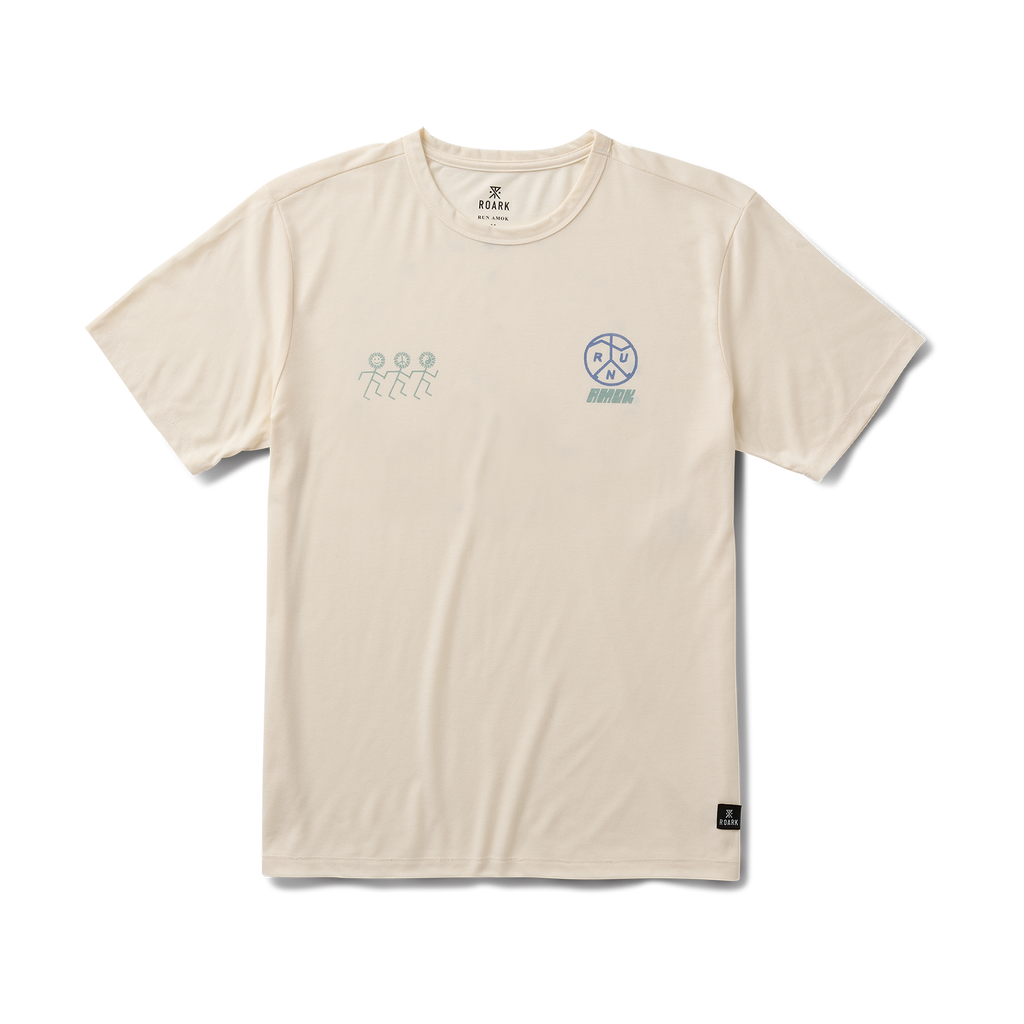 Mathis Active Kurzarm Tee - Ungebleicht