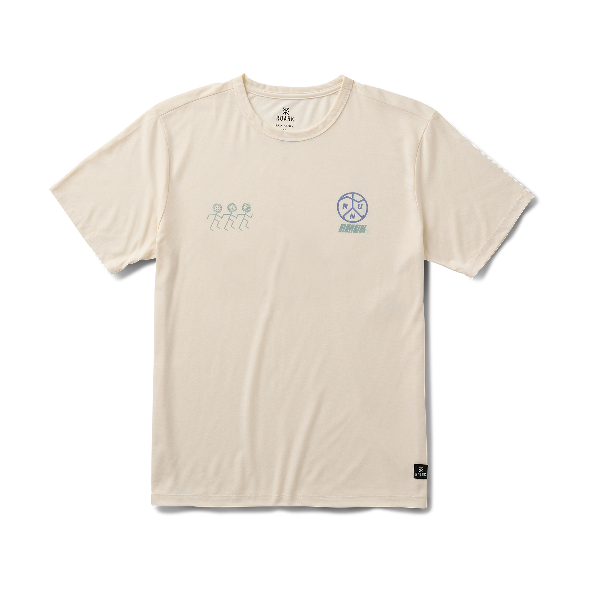 Mathis Active Kurzarm Tee - Ungebleicht