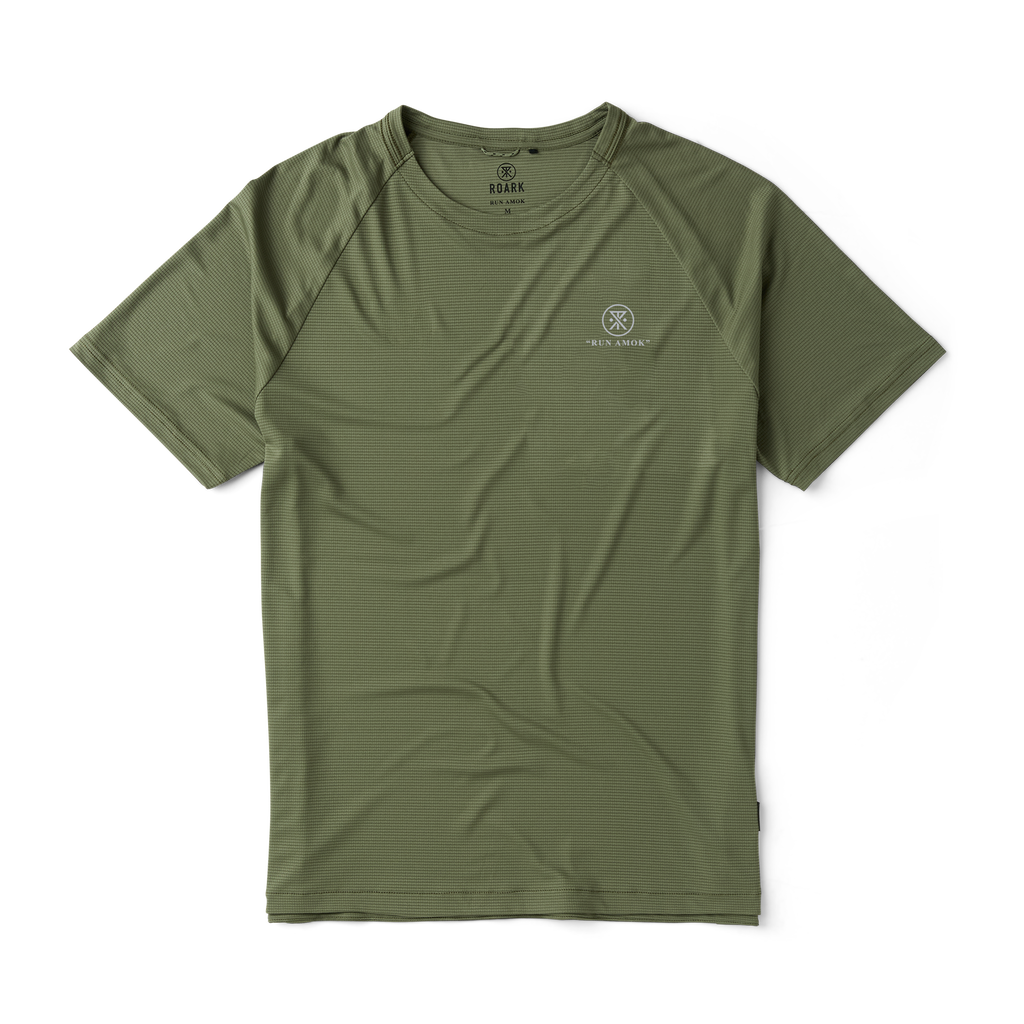 Alta Elite Trail Kurzarm Tee - Leichtes Militär
