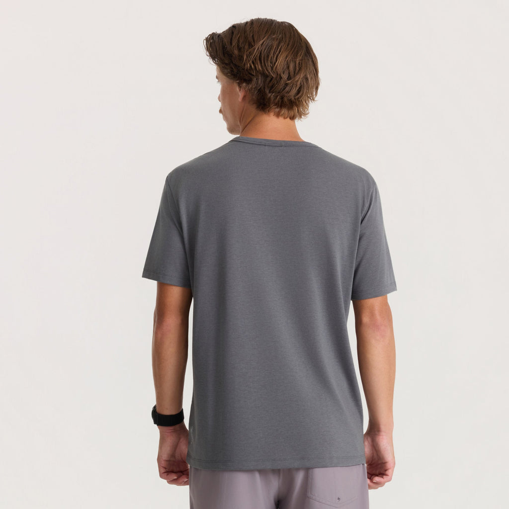 Mathis Active Core Kurzarm Tee - Kohle