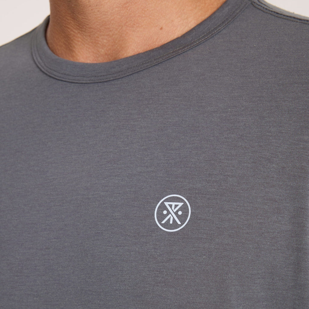 Mathis Active Core Kurzarm Tee - Kohle