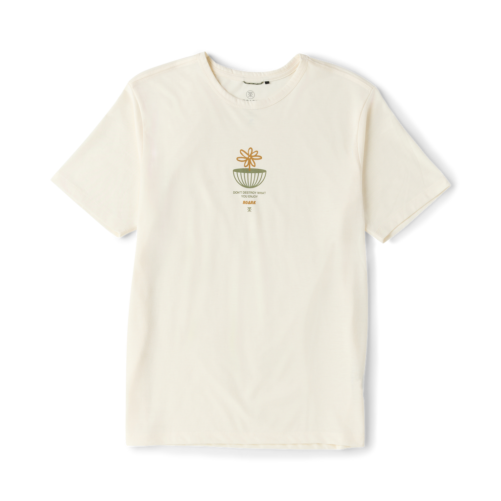 Mathis Active Grafik-Kurzarmshirt Tee - Ungebleicht