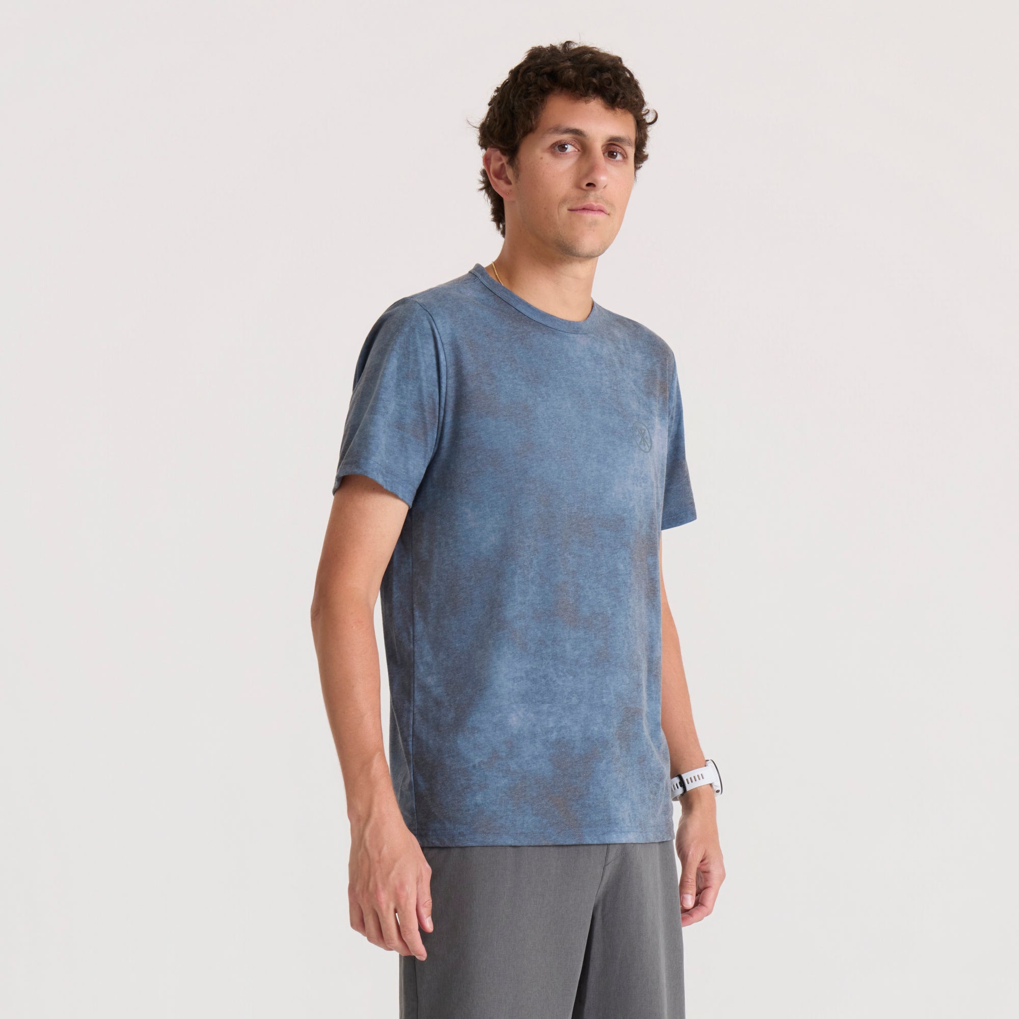 Mathis Active Allover Kurzarm Tee - Dark Schiefergrau (Deutsche Ausgabe)