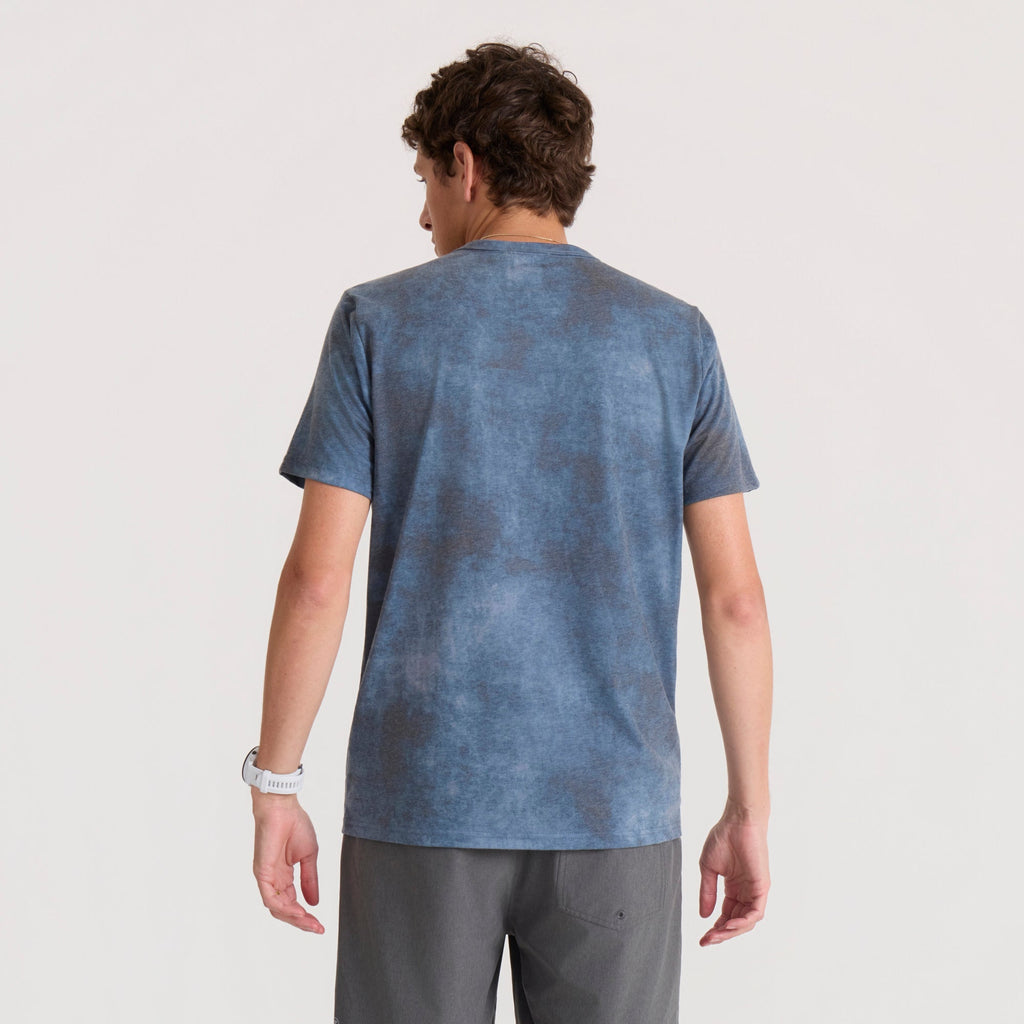 Mathis Active Allover Kurzarm Tee - Dark Schiefergrau (Deutsche Ausgabe)