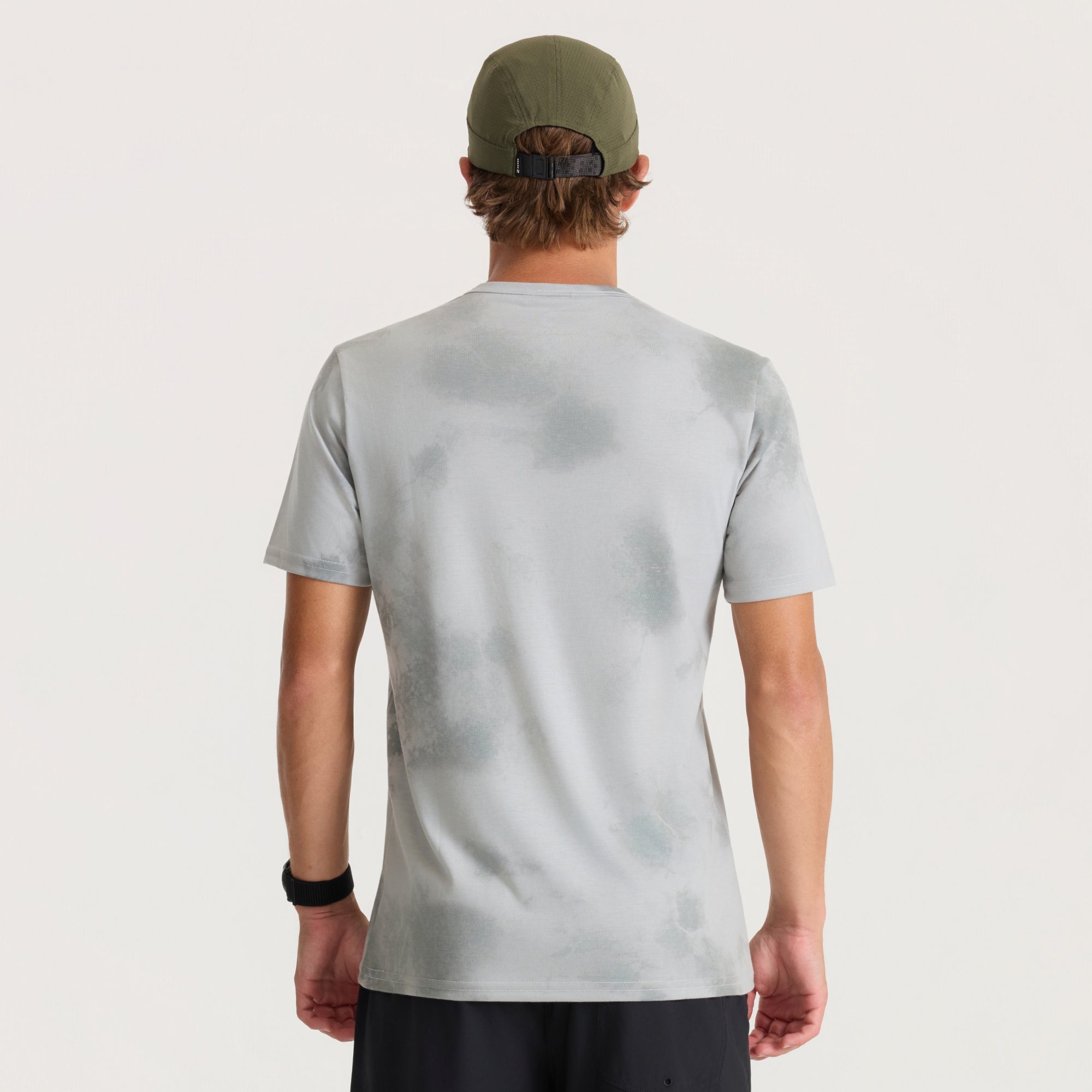 Mathis Active Allover Kurzarm Tee - Grau