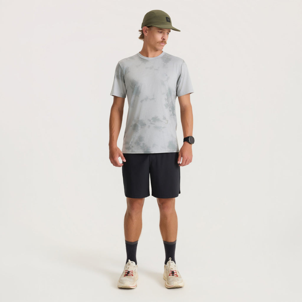 Mathis Active Allover Kurzarm Tee - Grau