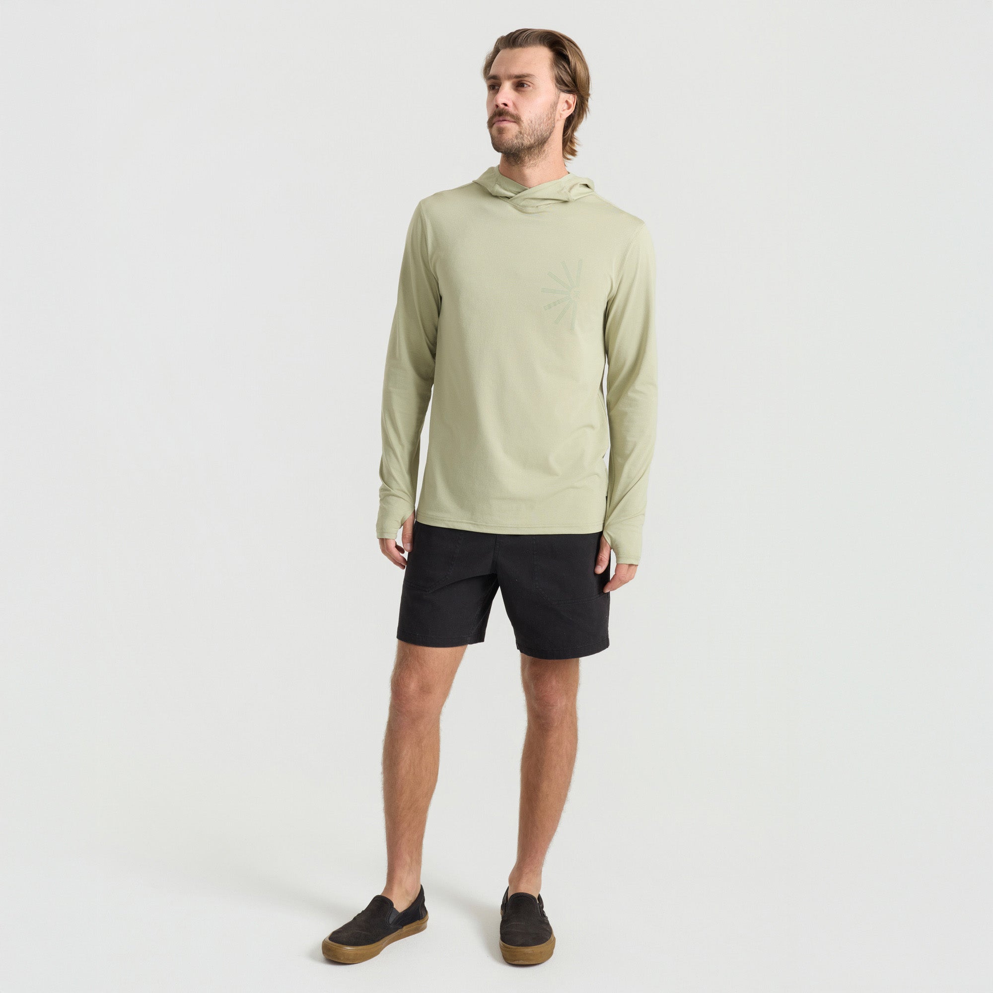 Venture UPF Kapuzenpullover — Sage