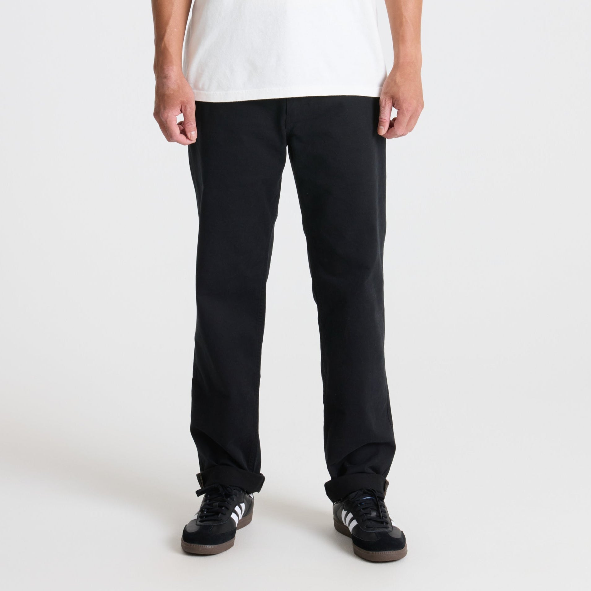 Crossroads Chino Hose - Schwarz