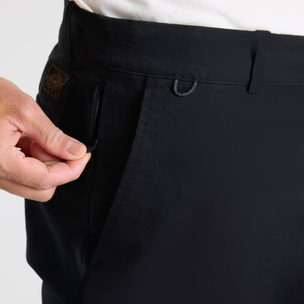 Crossroads Chino Hose - Schwarz