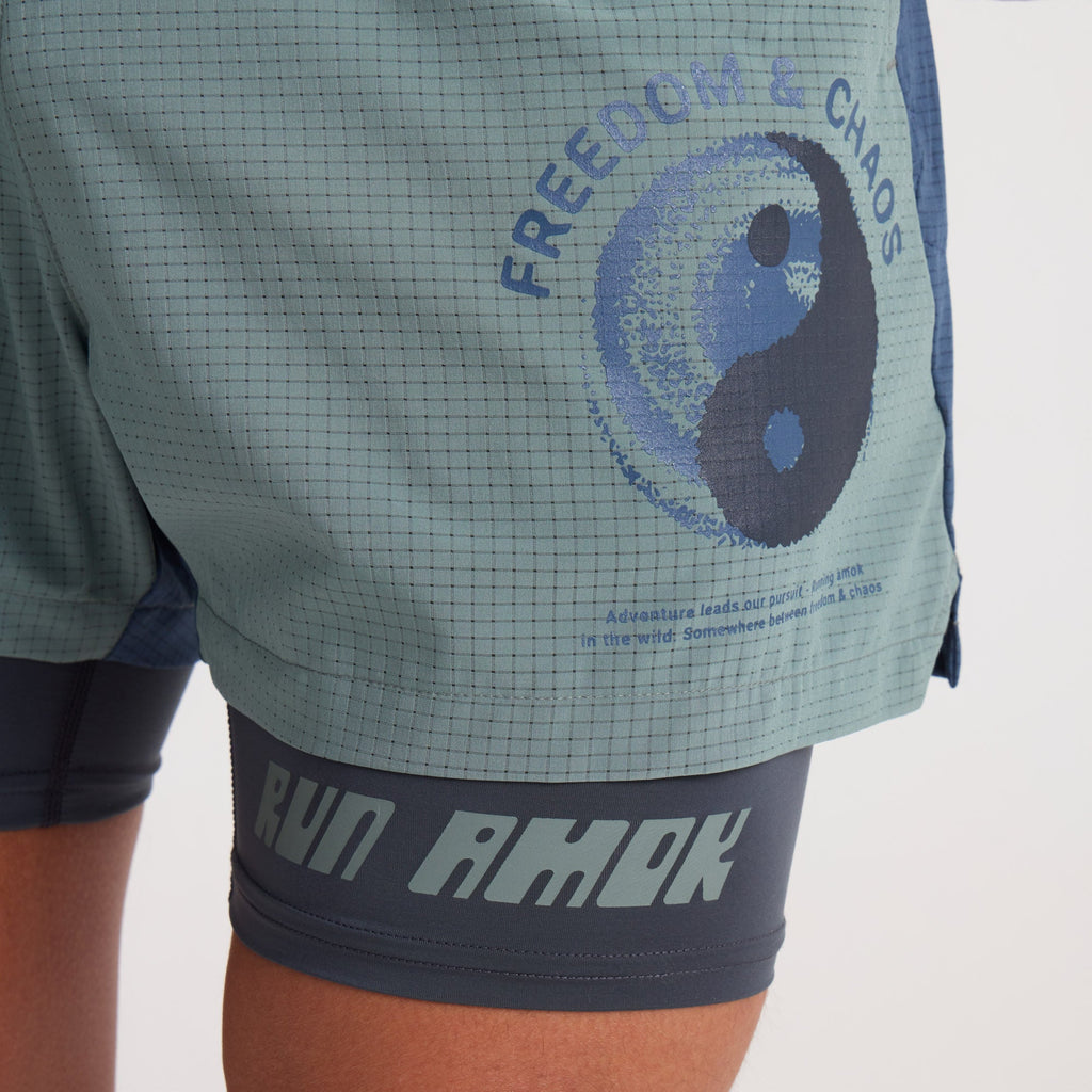 Bommer 3.5' Shorts - Schiefergrün