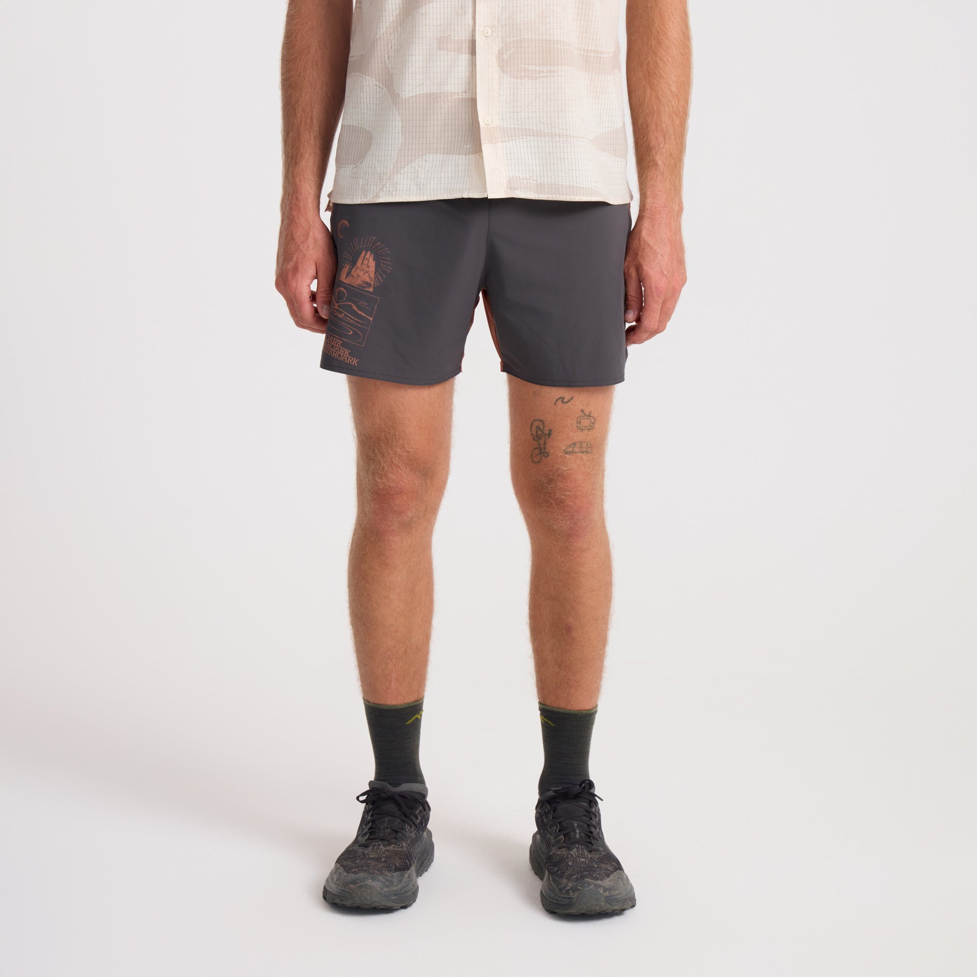 Alta 5' Shorts - Onyx