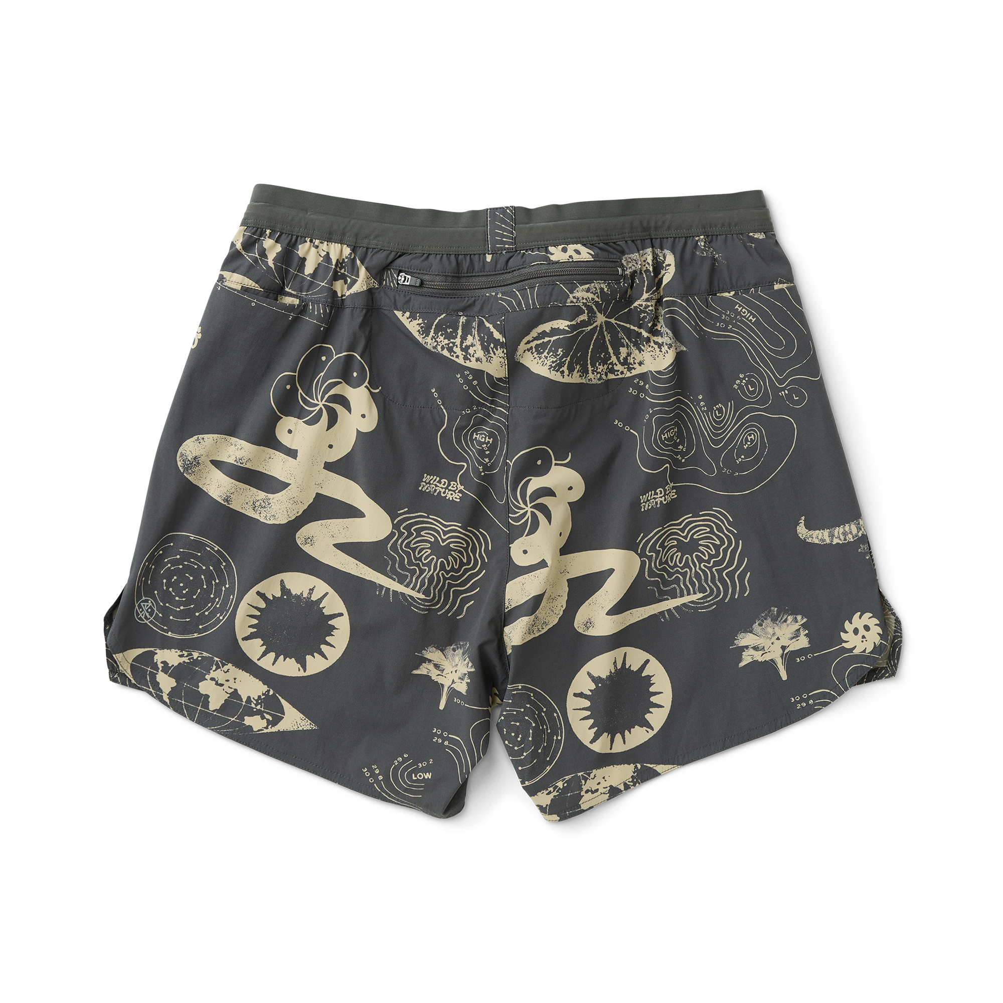 Alta 5' Shorts - Holzkohle