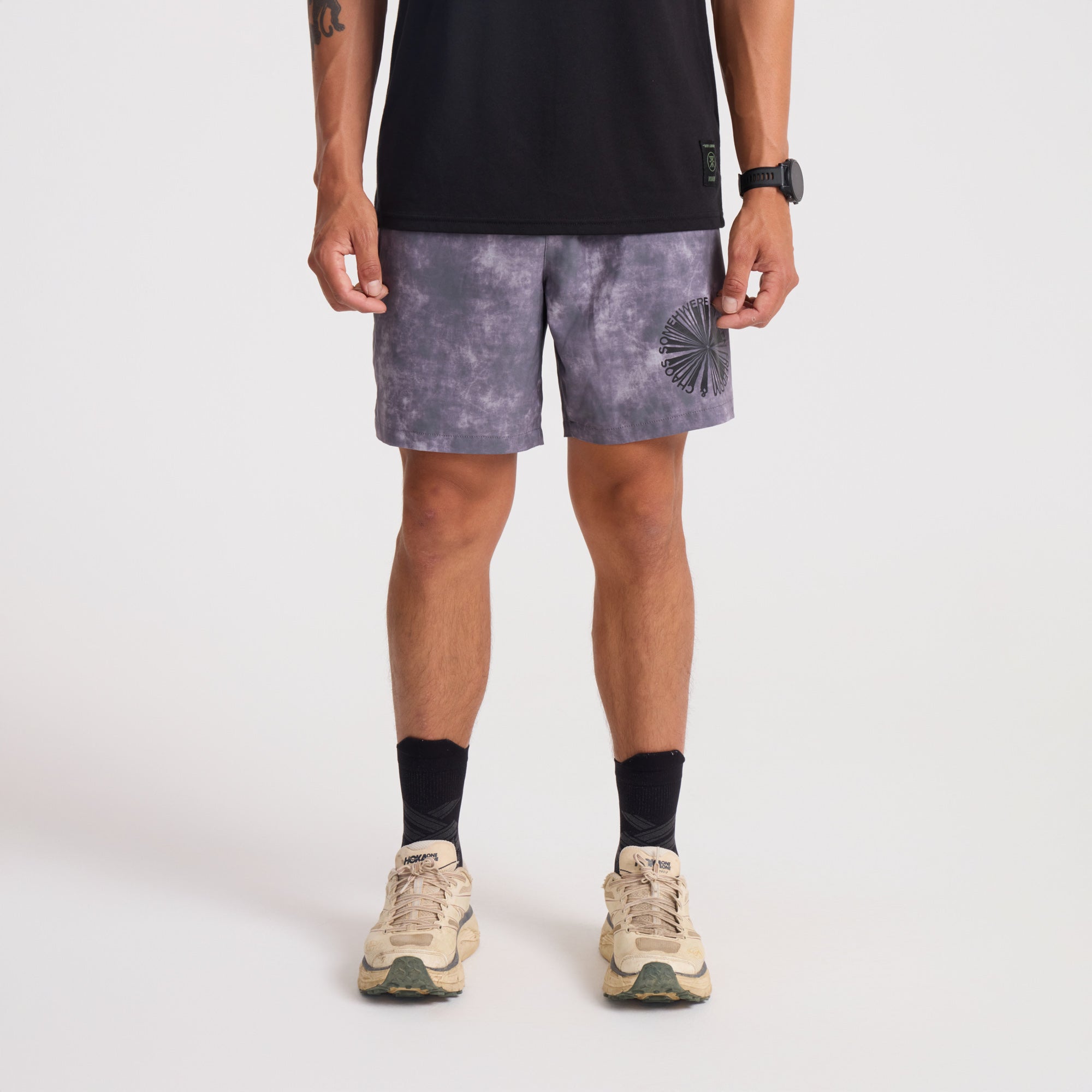 Serrano 7' Active Stretch Shorts - Shark Tie Dye (Deutsche Ausgabe)