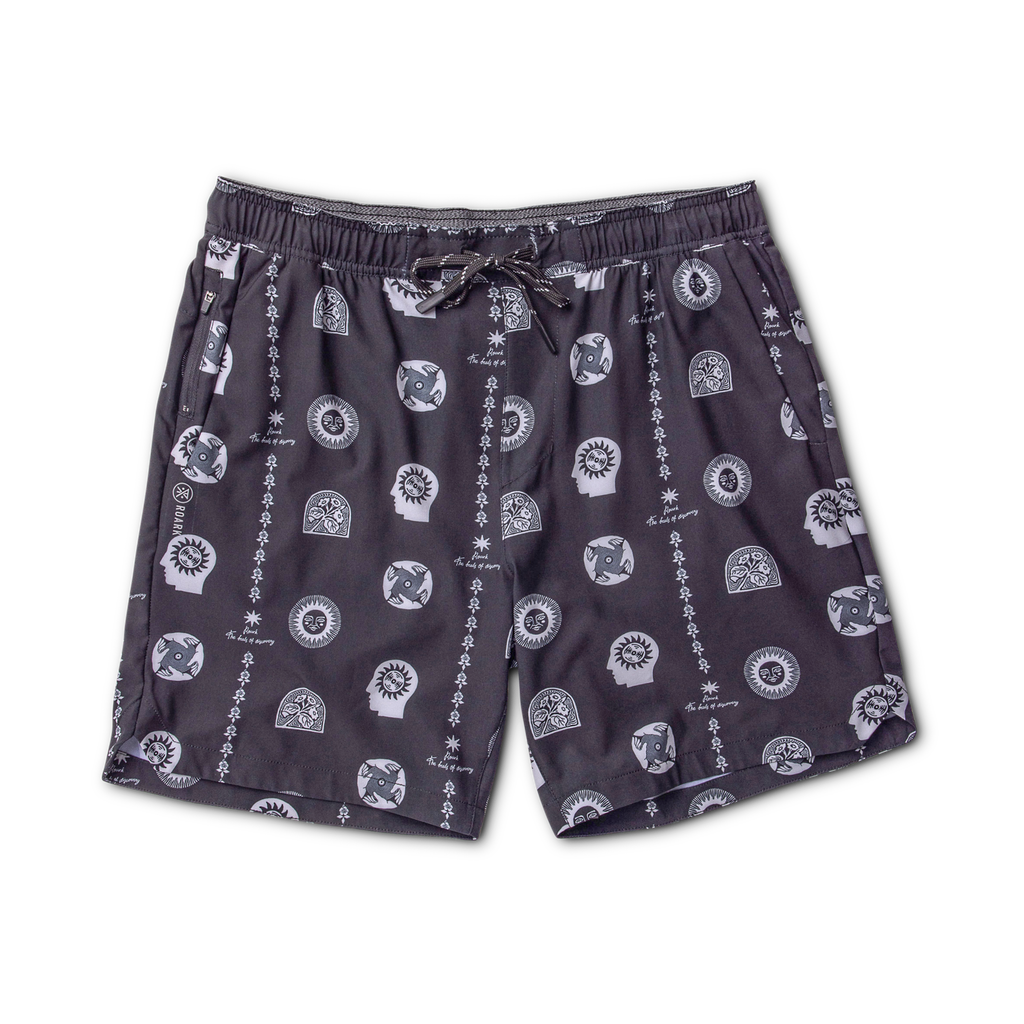 Serrano 7' Active Stretch Shorts - Schwarz Print