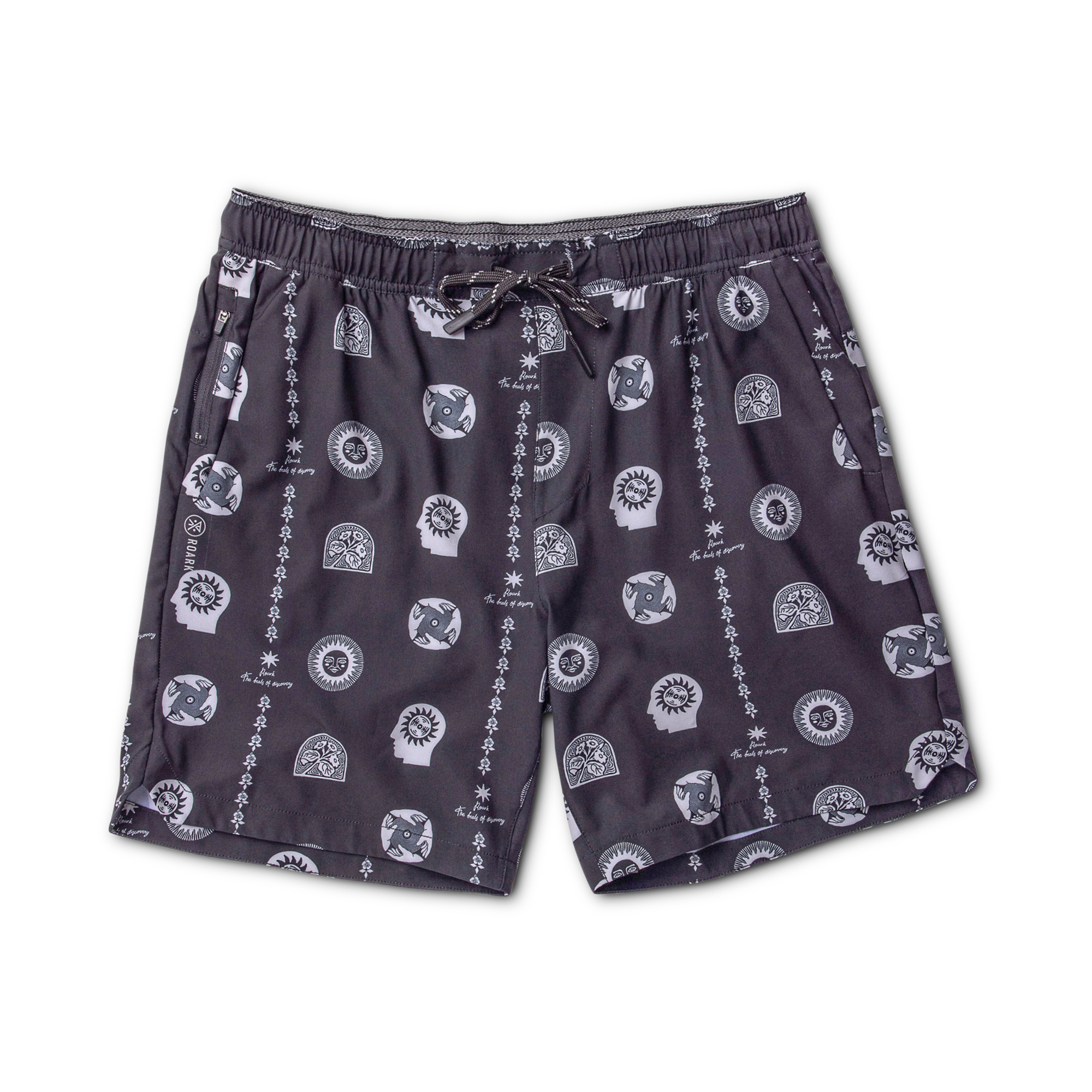 Serrano 7' Active Stretch Shorts - Schwarz Print