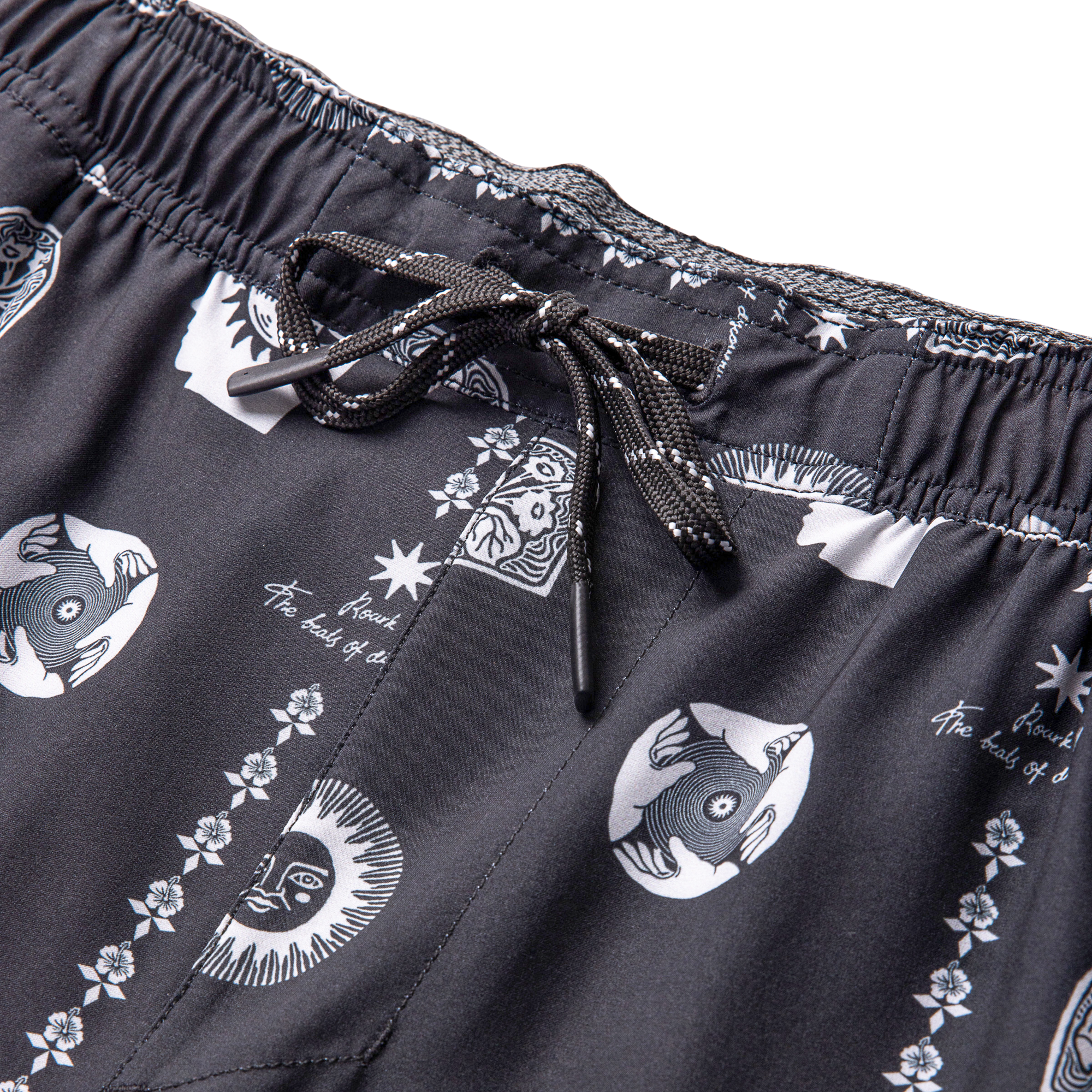 Serrano 7' Active Stretch Shorts - Schwarz Print