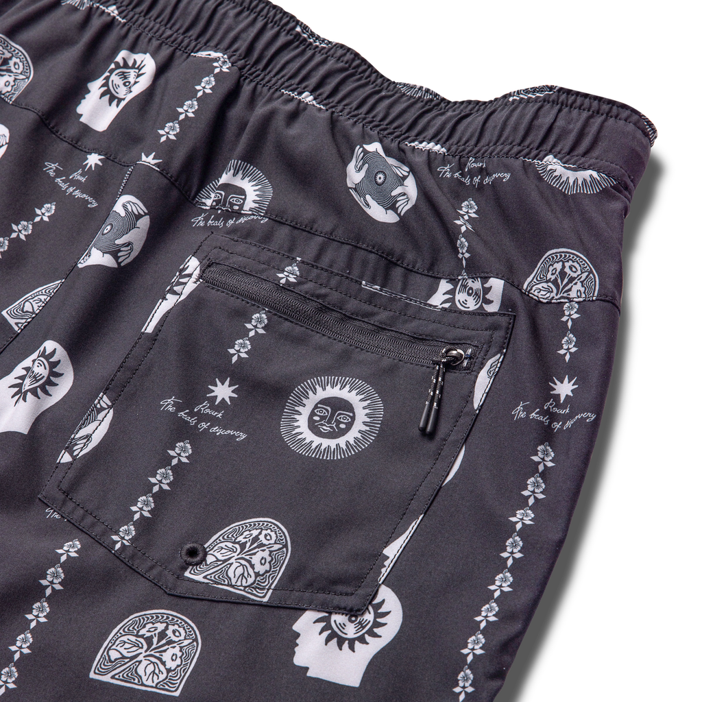 Serrano 7' Active Stretch Shorts - Schwarz Print